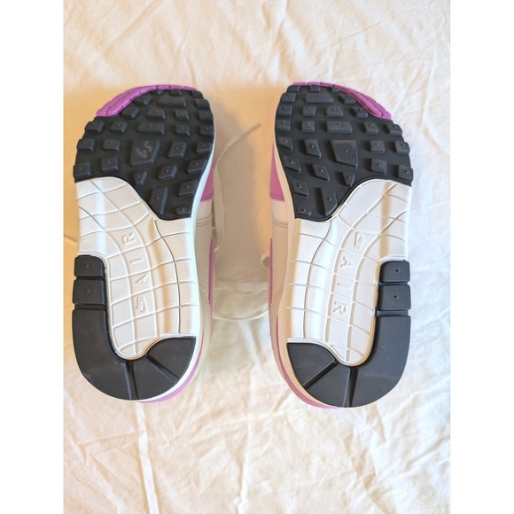 Nike Air Max 1 Women's Size 8 Pink White Tan Sneakers New Without Box - Picture 7 of 10